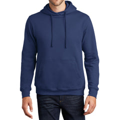 Men's Fan Favorite Fleece Hoodie Soft Cotton Blend Sports Team Colors DTG-Ready and Tag-Free Comfort-Team Navy