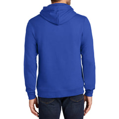 Men's Fan Favorite Fleece Hoodie Soft Cotton Blend Sports Team Colors DTG-Ready and Tag-Free Comfort-True Royal