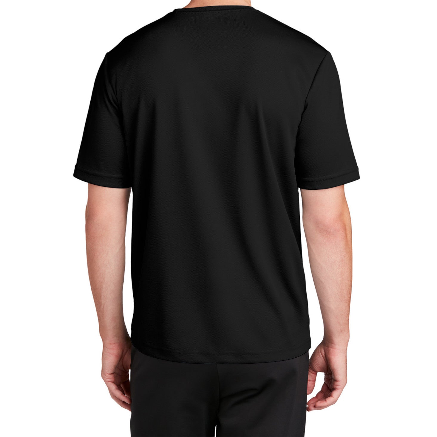 Men's RacerMesh Short Sleeve Tee-Black