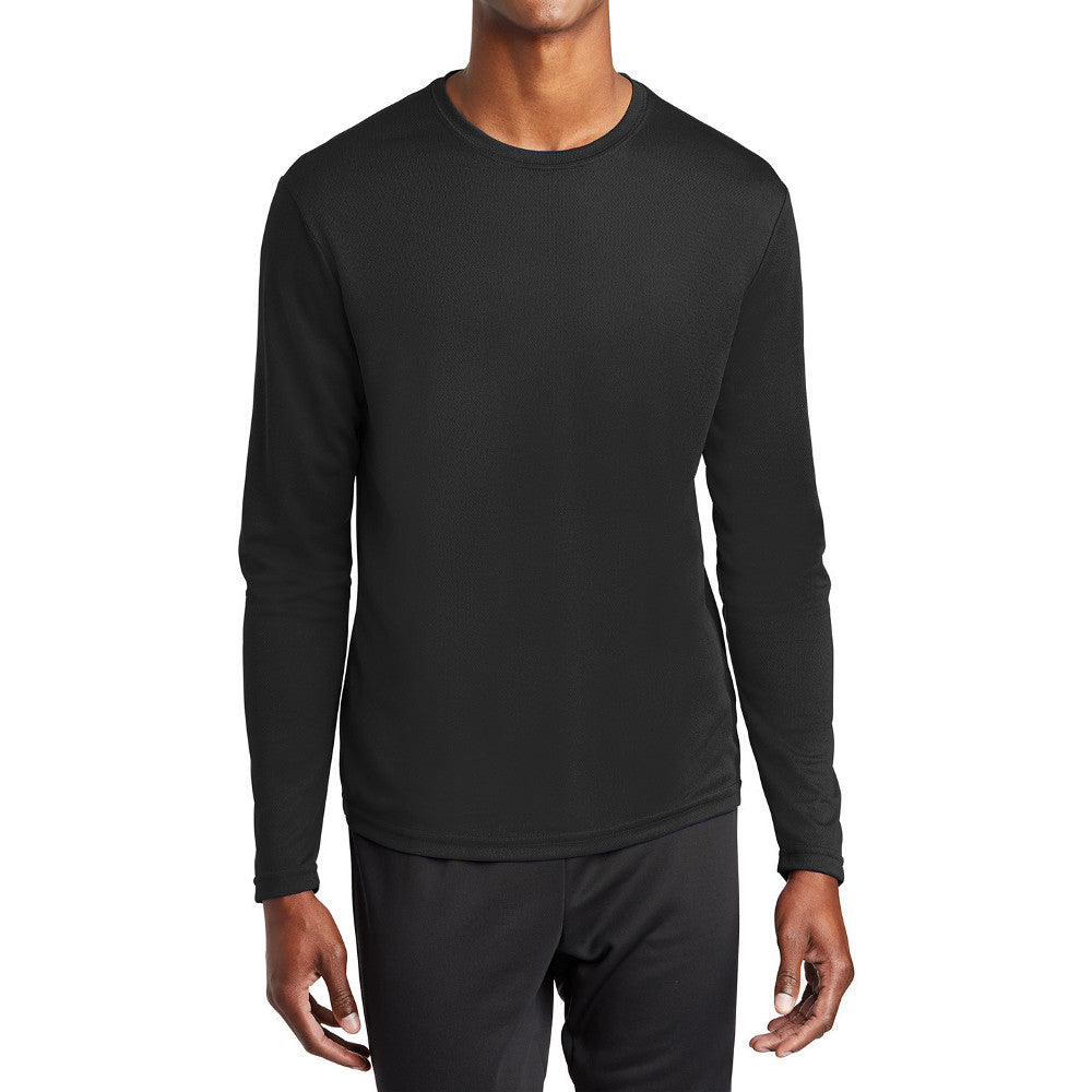 Men's PosiCharge RacerMesh Lightweight, Breathable & Moisture-Wicking Performance Long Sleeve Tee