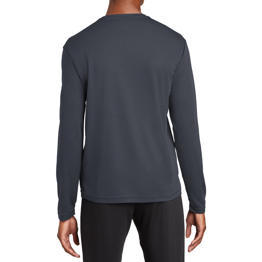 Men's PosiCharge RacerMesh Lightweight, Breathable & Moisture-Wicking Performance Long Sleeve Tee