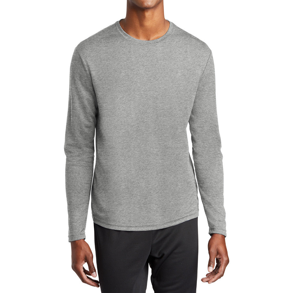 Men's PosiCharge RacerMesh Lightweight, Breathable & Moisture-Wicking Performance Long Sleeve Tee