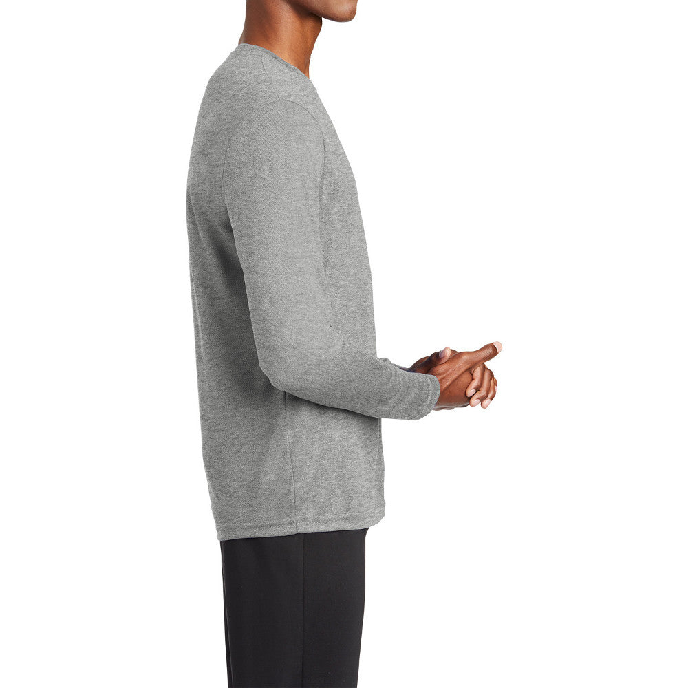 Men's PosiCharge RacerMesh Lightweight, Breathable & Moisture-Wicking Performance Long Sleeve Tee