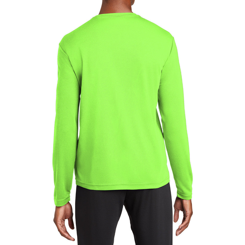 Men's PosiCharge RacerMesh Lightweight, Breathable & Moisture-Wicking Performance Long Sleeve Tee