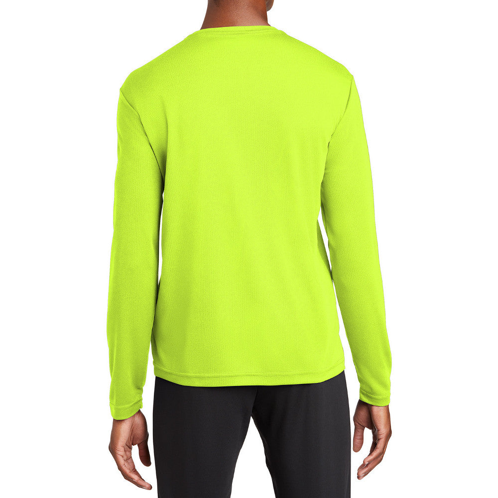 Men's PosiCharge RacerMesh Lightweight, Breathable & Moisture-Wicking Performance Long Sleeve Tee