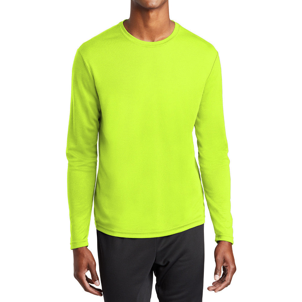 Men's PosiCharge RacerMesh Lightweight, Breathable & Moisture-Wicking Performance Long Sleeve Tee