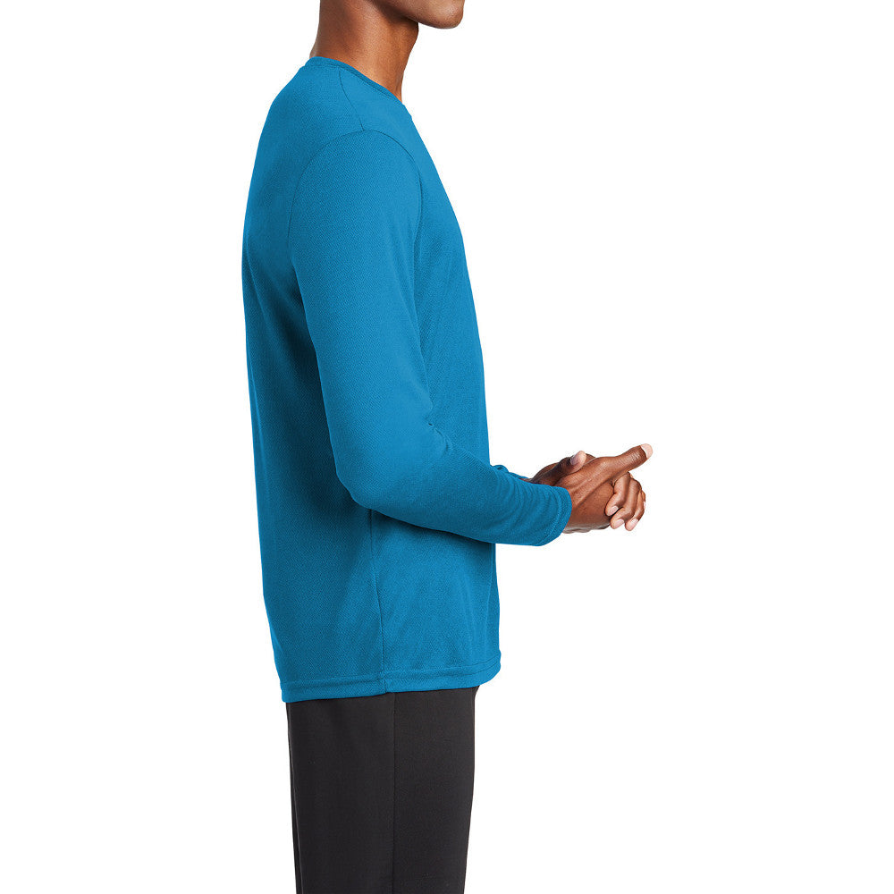 Men's PosiCharge RacerMesh Lightweight, Breathable & Moisture-Wicking Performance Long Sleeve Tee