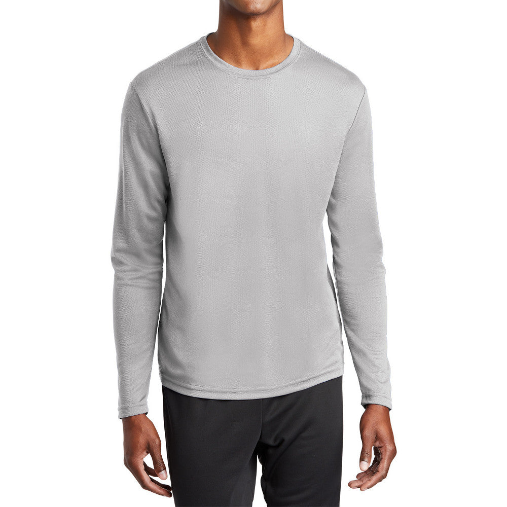 Men's PosiCharge RacerMesh Lightweight, Breathable & Moisture-Wicking Performance Long Sleeve Tee