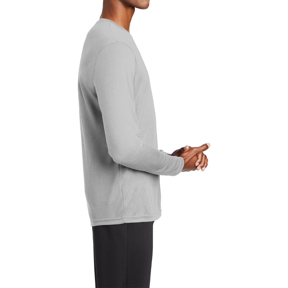 Men's PosiCharge RacerMesh Lightweight, Breathable & Moisture-Wicking Performance Long Sleeve Tee