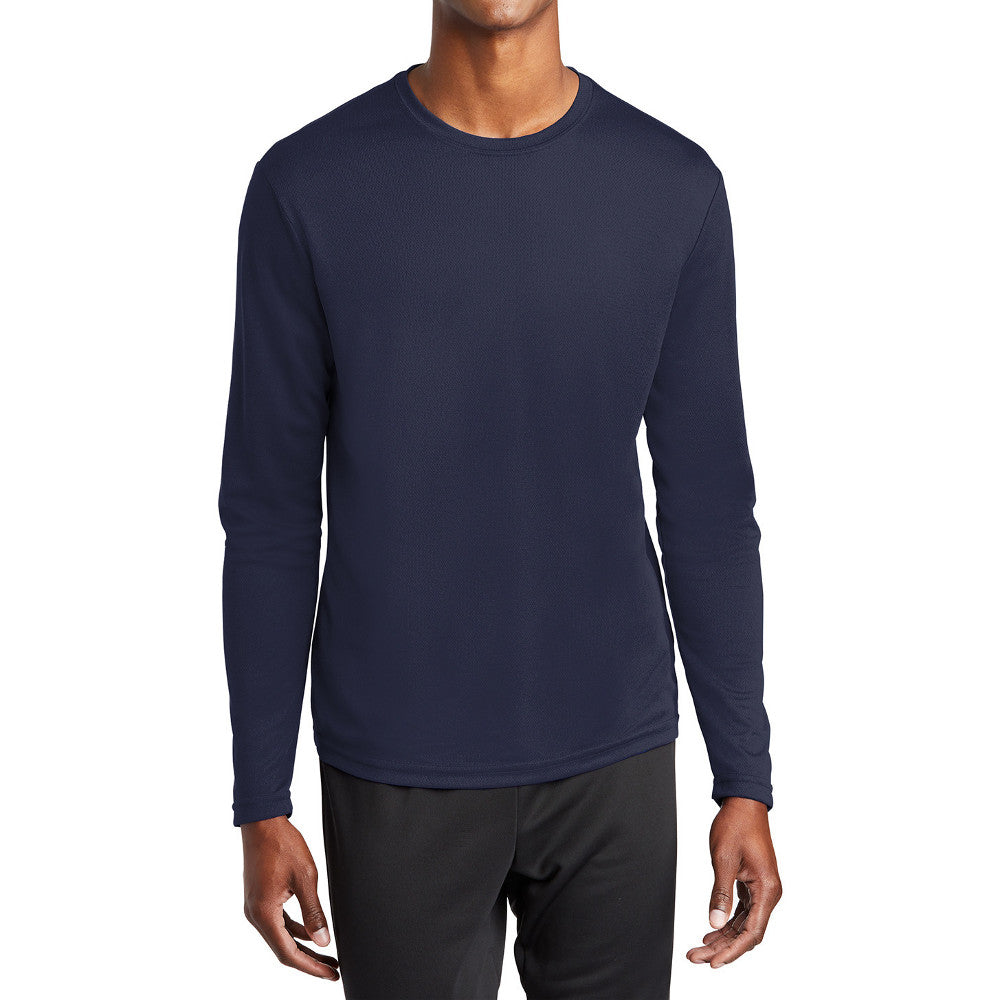 Men's PosiCharge RacerMesh Lightweight, Breathable & Moisture-Wicking Performance Long Sleeve Tee