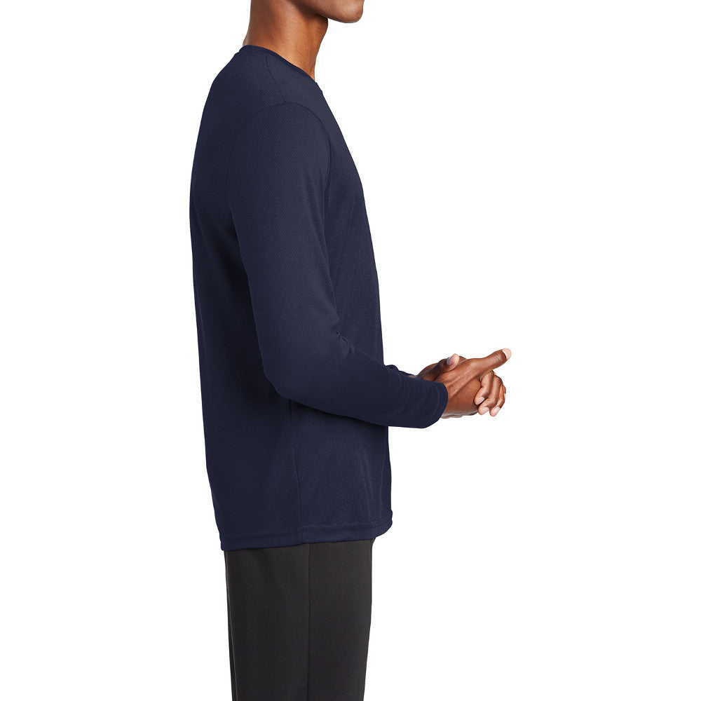 Men's PosiCharge RacerMesh Lightweight, Breathable & Moisture-Wicking Performance Long Sleeve Tee