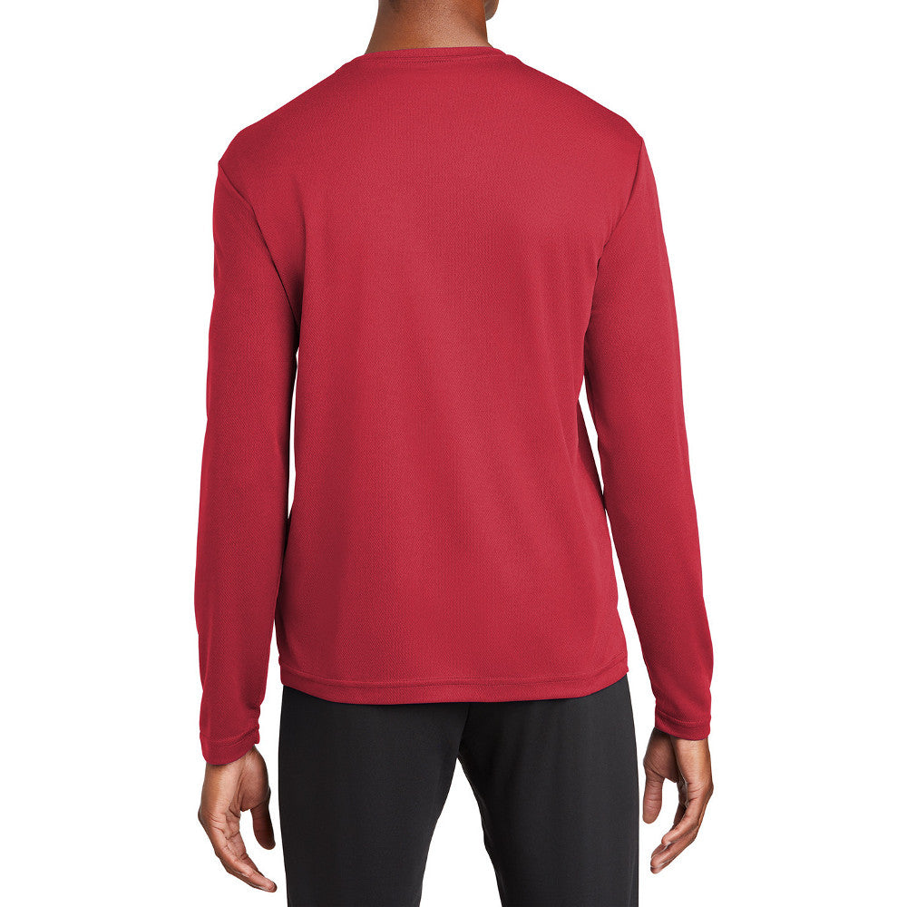 Men's PosiCharge RacerMesh Lightweight, Breathable & Moisture-Wicking Performance Long Sleeve Tee
