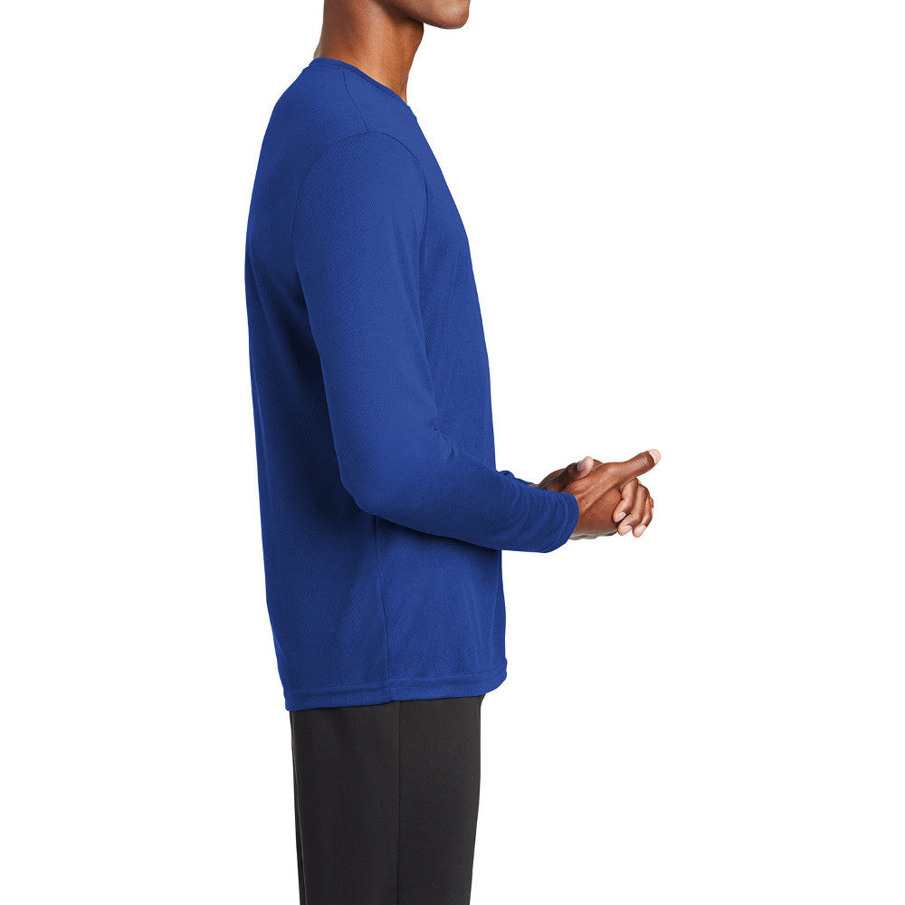 Men's PosiCharge RacerMesh Lightweight, Breathable & Moisture-Wicking Performance Long Sleeve Tee