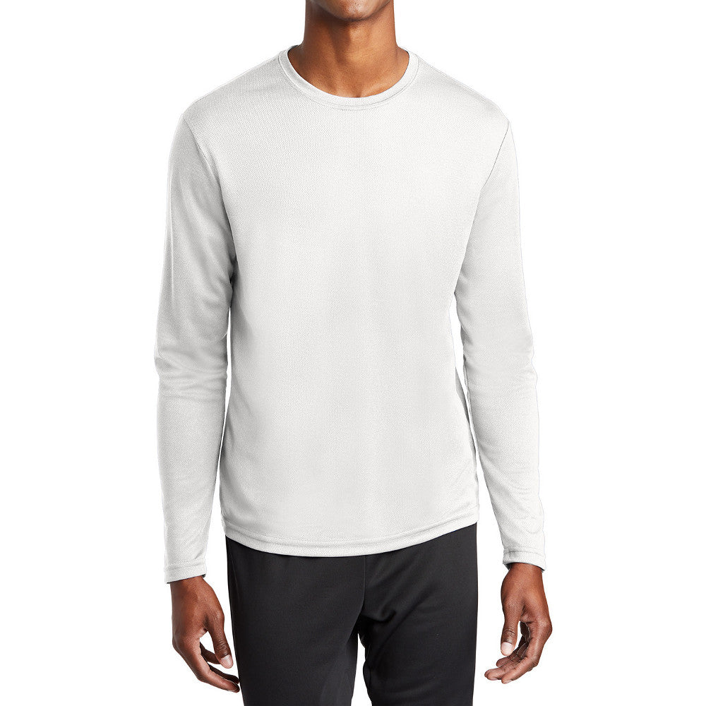 Men's PosiCharge RacerMesh Lightweight, Breathable & Moisture-Wicking Performance Long Sleeve Tee