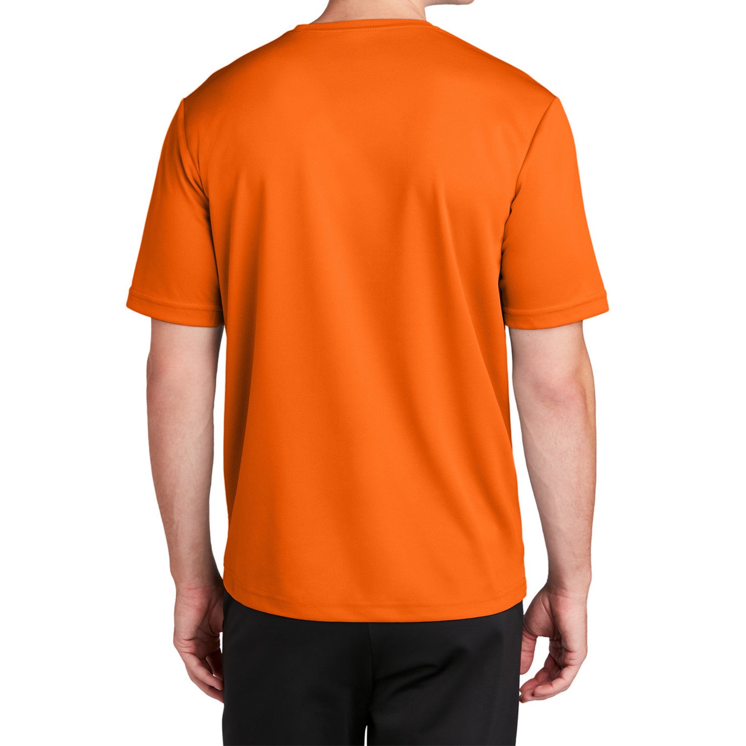 Men's RacerMesh Short Sleeve Tee-Neon Orange