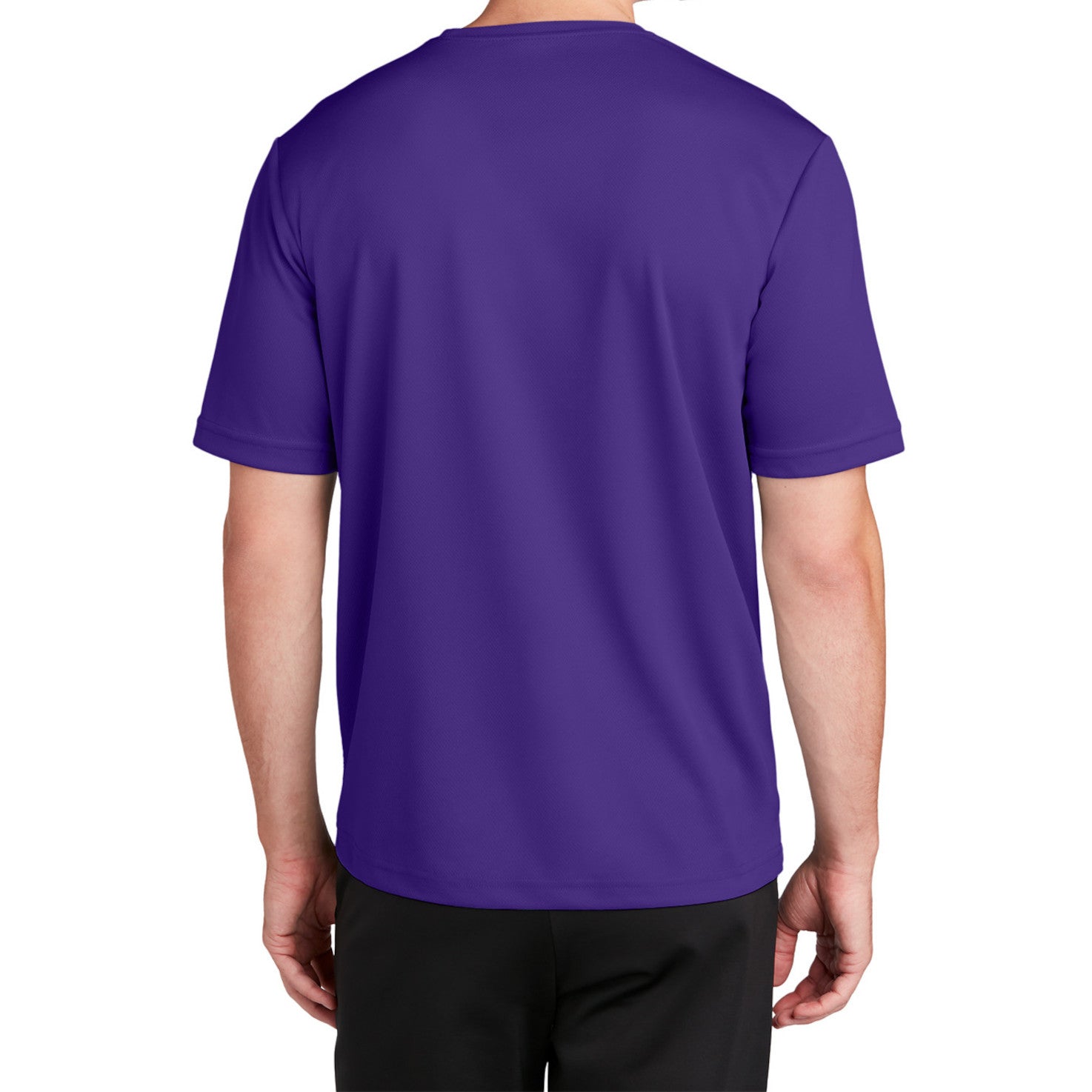 Men's RacerMesh Short Sleeve Tee-Purple
