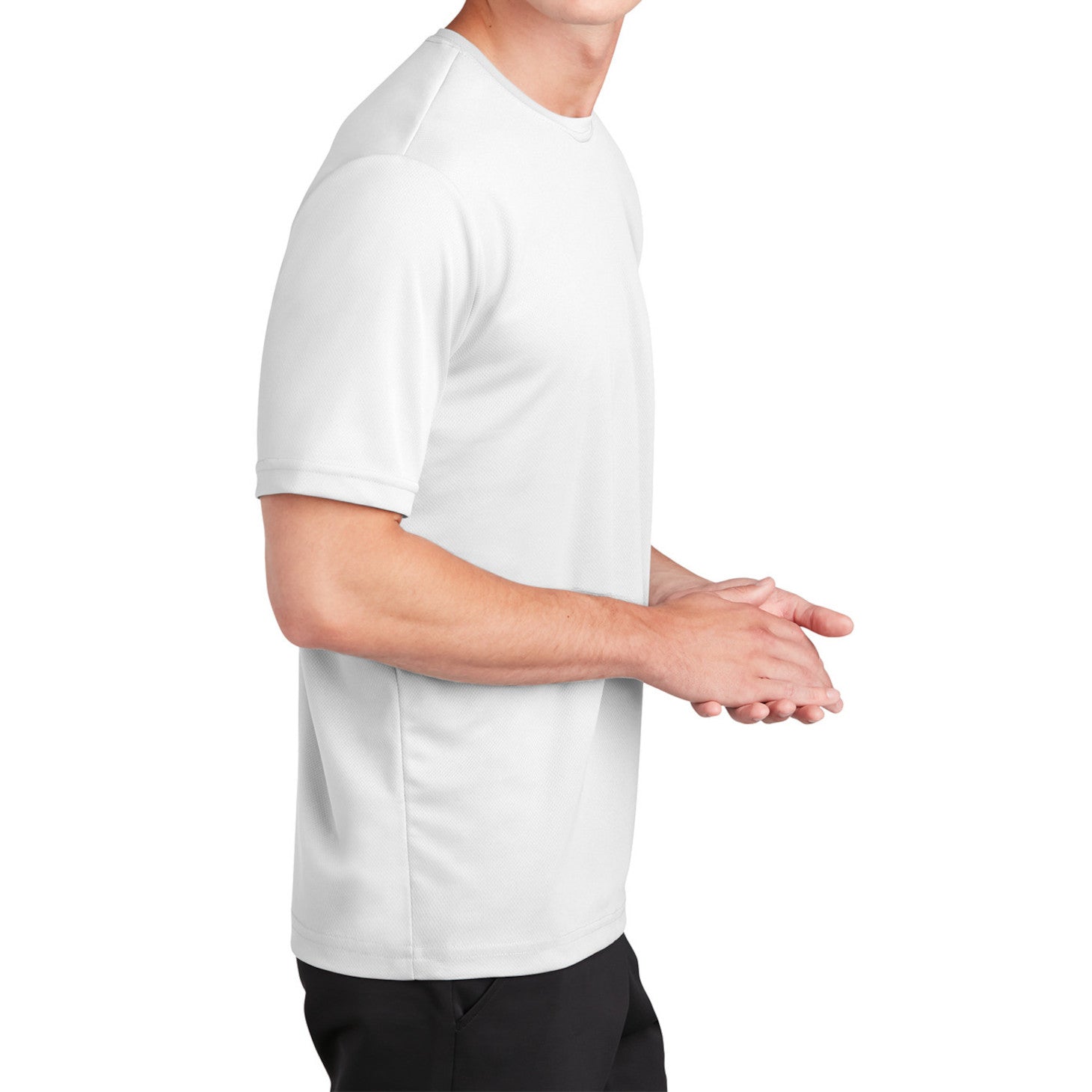 Men's RacerMesh Short Sleeve Tee-White