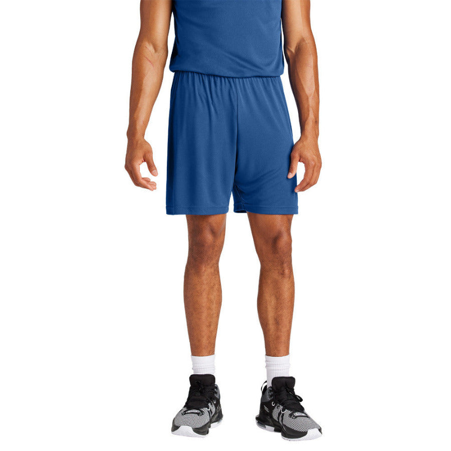 Men's PosiCharge Competitor 7inch Moisture-Wicking Athletic Shorts Polyester Elastic Waistband with Drawcord-Royal