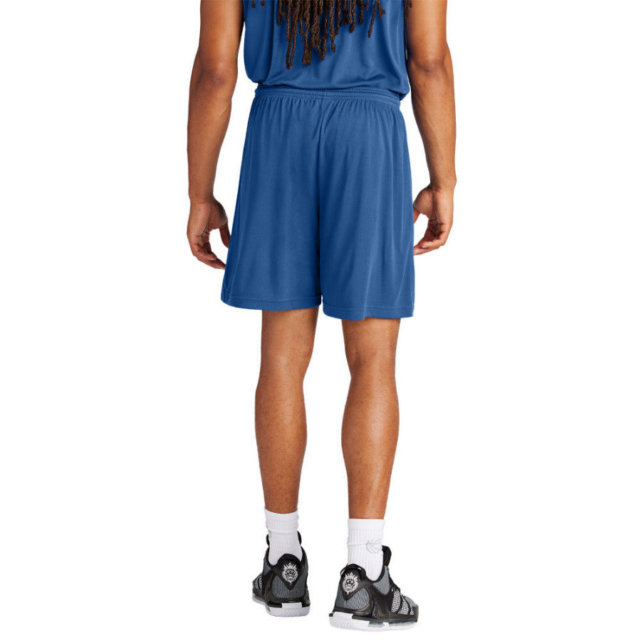 Men's PosiCharge Competitor 7inch Moisture-Wicking Athletic Shorts Polyester Elastic Waistband with Drawcord-Royal