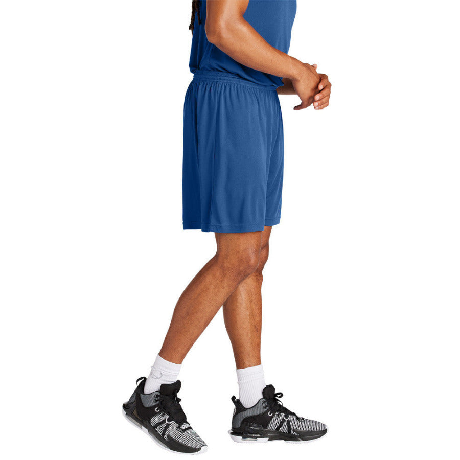 Men's PosiCharge Competitor 7inch Moisture-Wicking Athletic Shorts Polyester Elastic Waistband with Drawcord-Royal