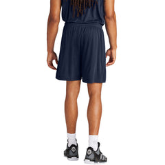 Men's PosiCharge Competitor 7inch Moisture-Wicking Athletic Shorts Polyester Elastic Waistband with Drawcord-True Navy