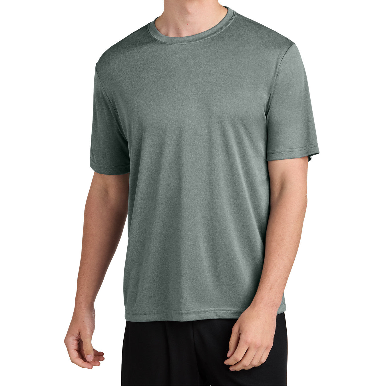 Men's PosiCharge Competitor Tee Shirt - Grey Concrete Heather