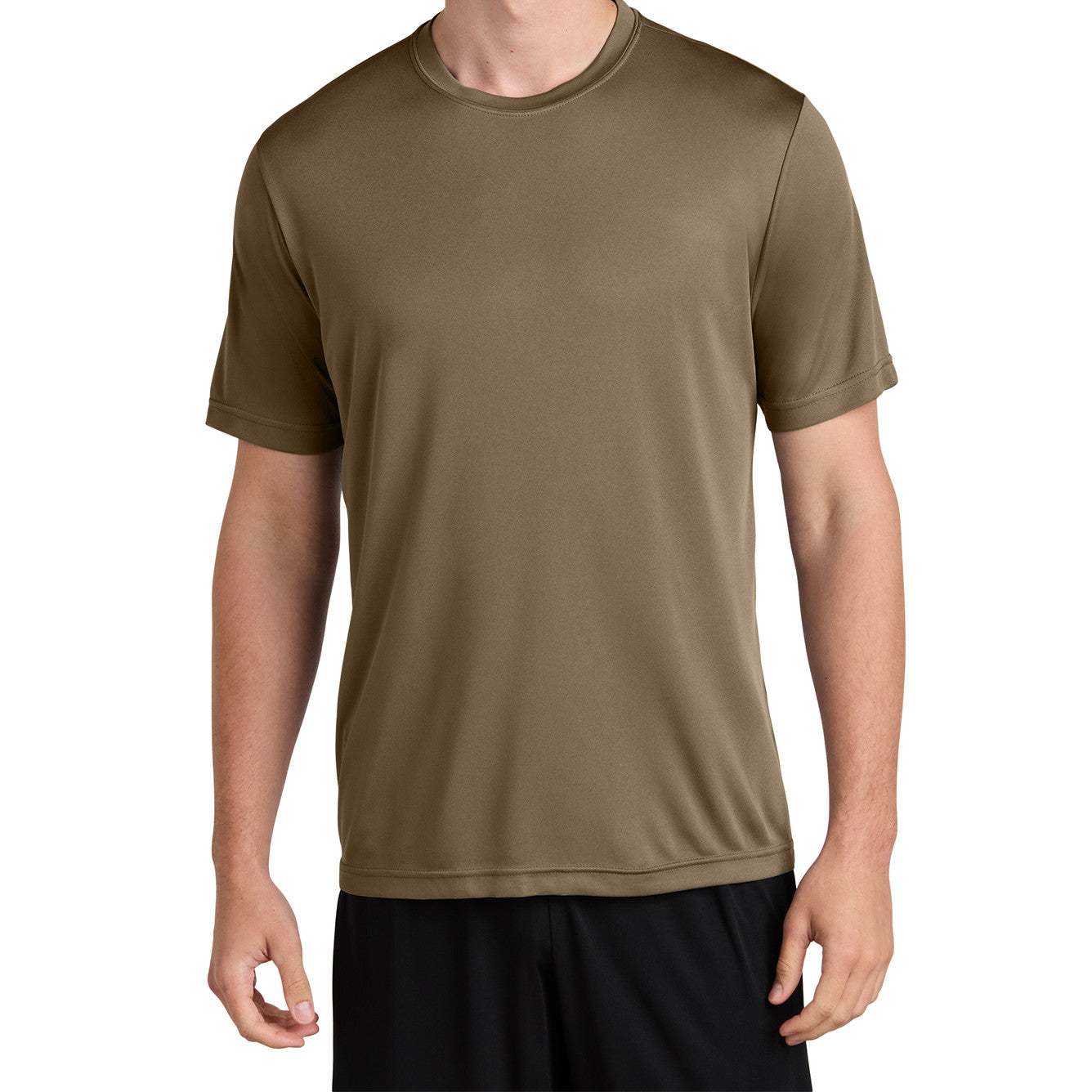 Men's PosiCharge Competitor Tee Shirt - Woodland Brown