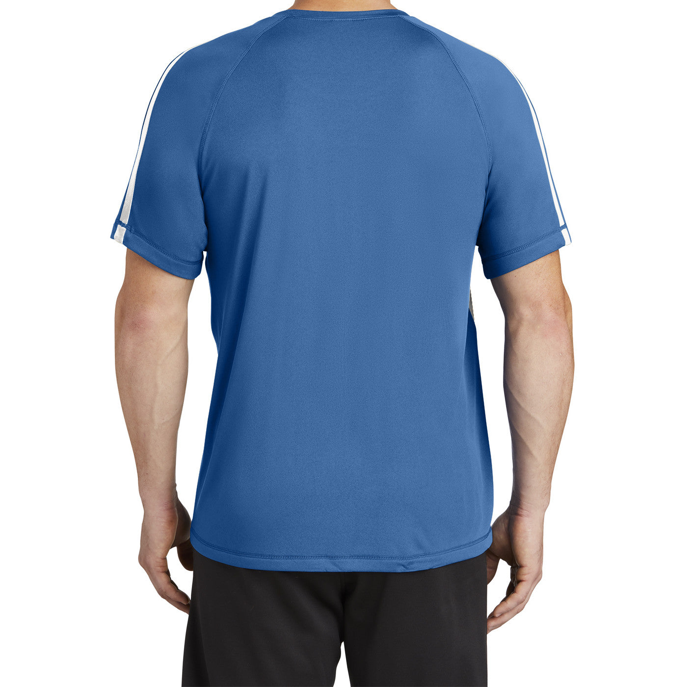 Colorblock PosiCharge Competitor Tee - Royal/ White