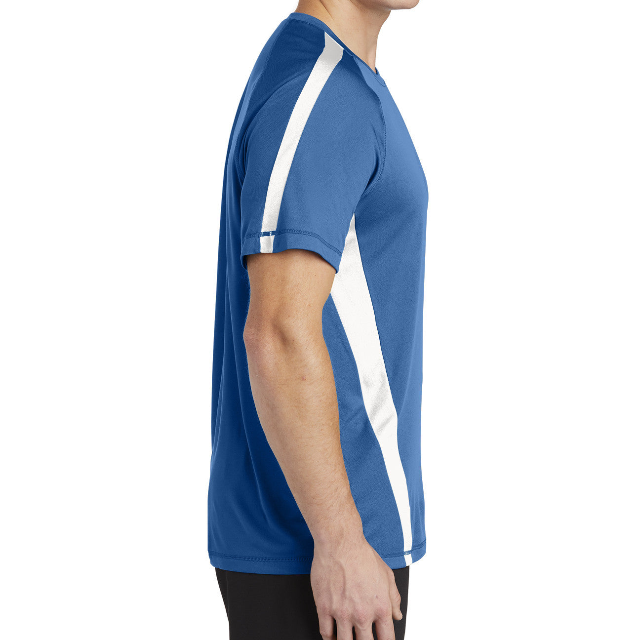 Colorblock PosiCharge Competitor Tee - Royal/ White