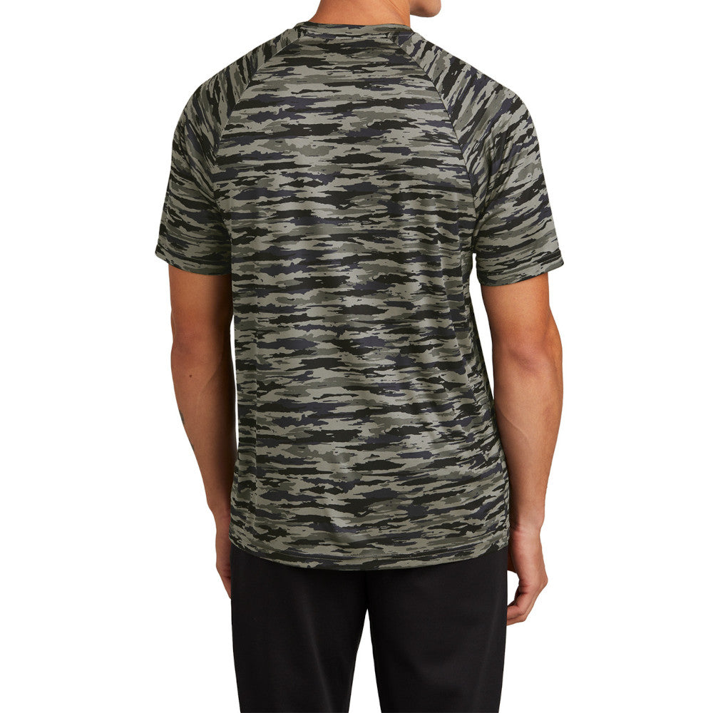 Men's Drift Camo Tee Moisture-Wicking UPF 30 Lightweight - True Navy