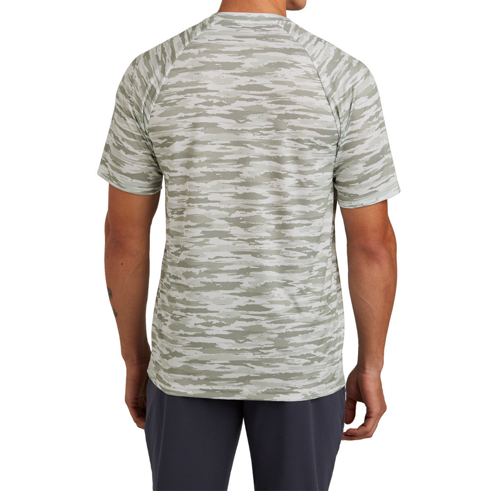 Men's Drift Camo Tee Moisture-Wicking UPF 30 Lightweight - White