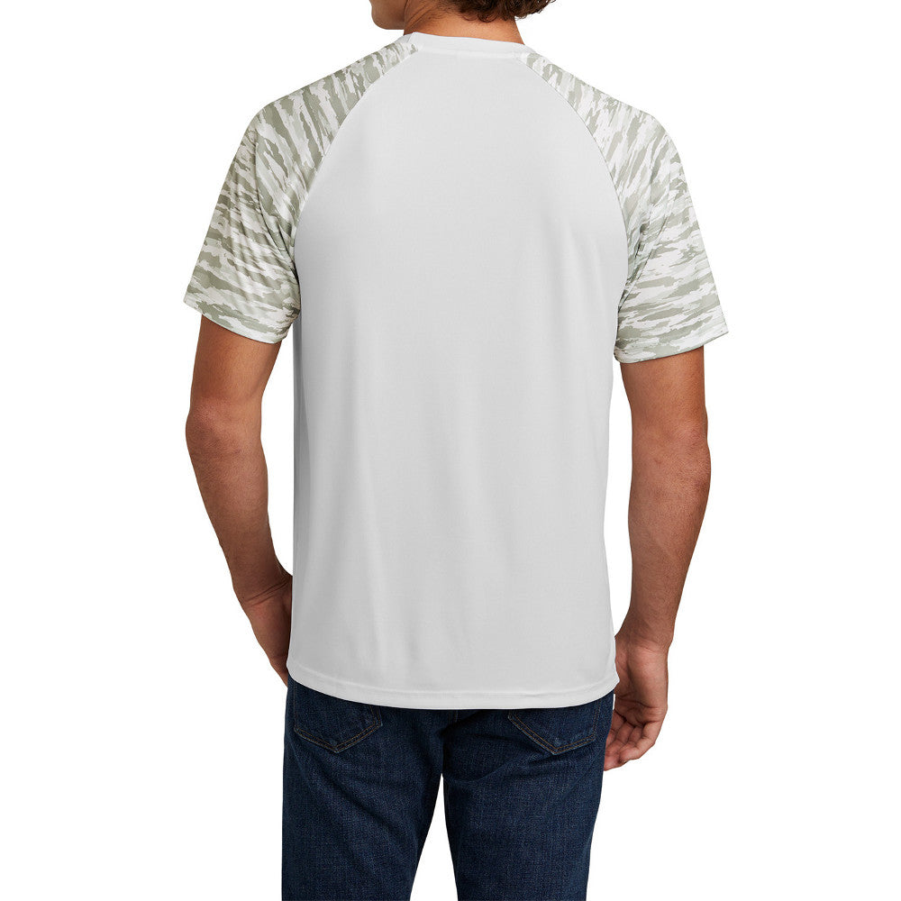 Men's Drift Camo Colorblock Moisture-Wicking, UV Protection, Bold Style Tee