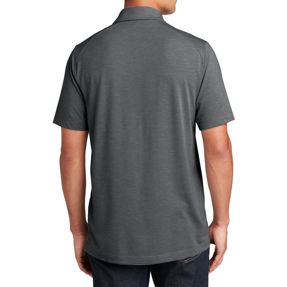Men's PosiCharge Tri-Blend Wicking Polo Soft, Moisture-Wicking, and Color-Locking Performance