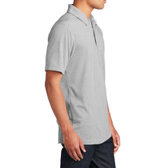 Men's PosiCharge Tri-Blend Wicking Polo Soft, Moisture-Wicking, and Color-Locking Performance