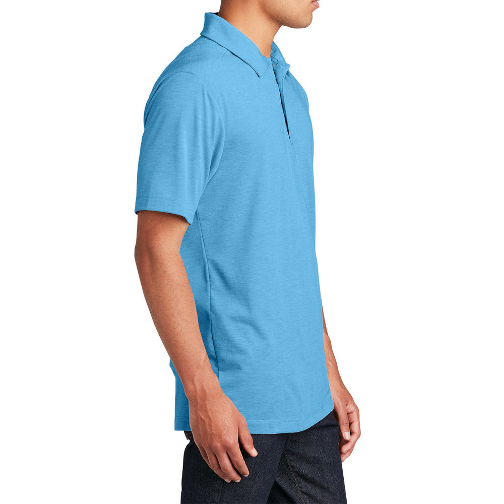 Men's PosiCharge Tri-Blend Wicking Polo Soft, Moisture-Wicking, and Color-Locking Performance