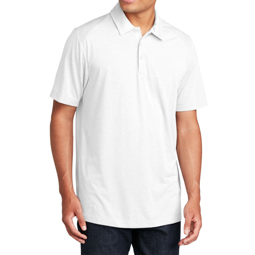Men's PosiCharge Tri-Blend Wicking Polo Soft, Moisture-Wicking, and Color-Locking Performance