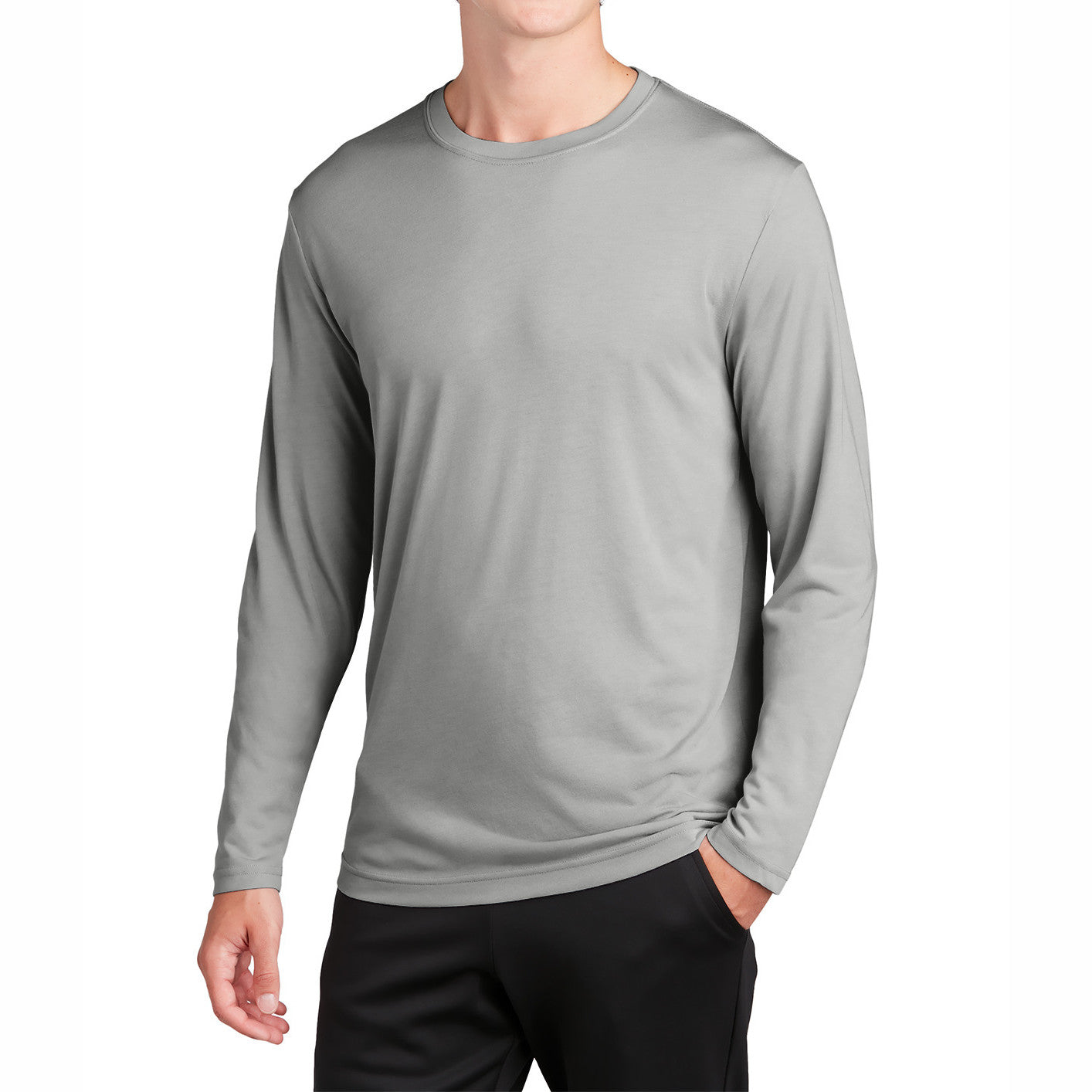Men's PosiCharge Competitor Cotton Touch Long Sleeve Tee