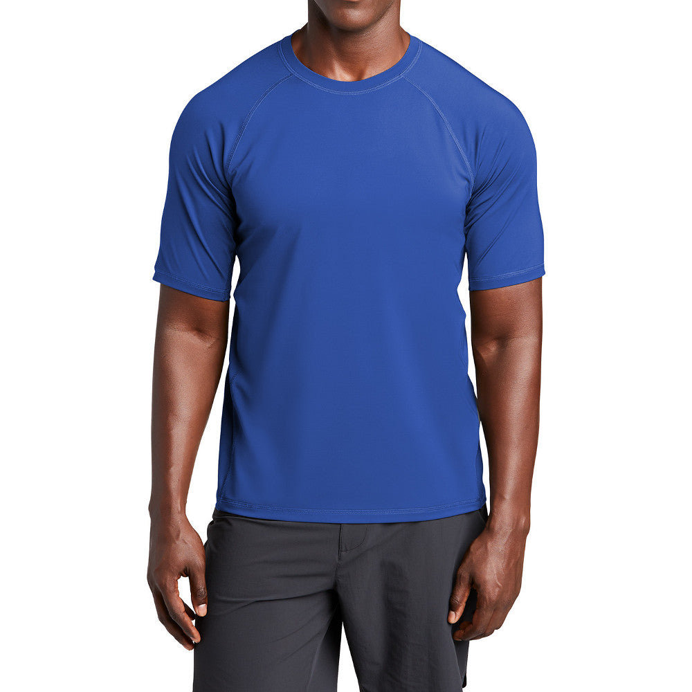 Men's PosiCharge Short Sleeve UV Protection Quick-Dry Rashguard T-shirt