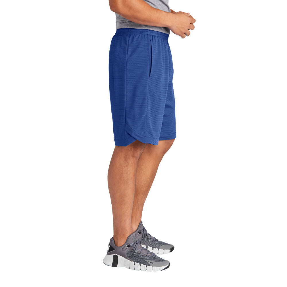 Men's PosiCharge Athletic Closed-Hole Mesh Design Position Short with Pockets