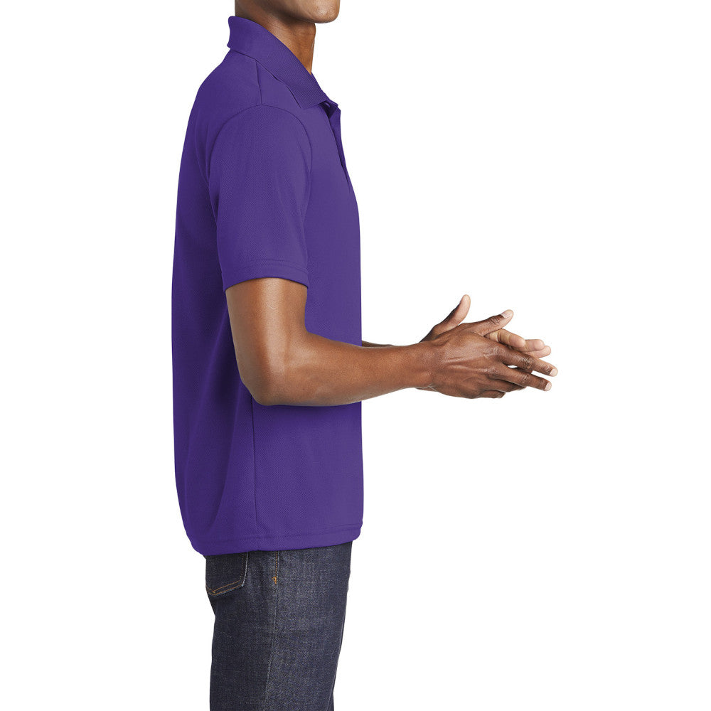 Men's PosiCharge RacerMesh Polo Breathable, Moisture-Wicking, & Durable Performance Shirt