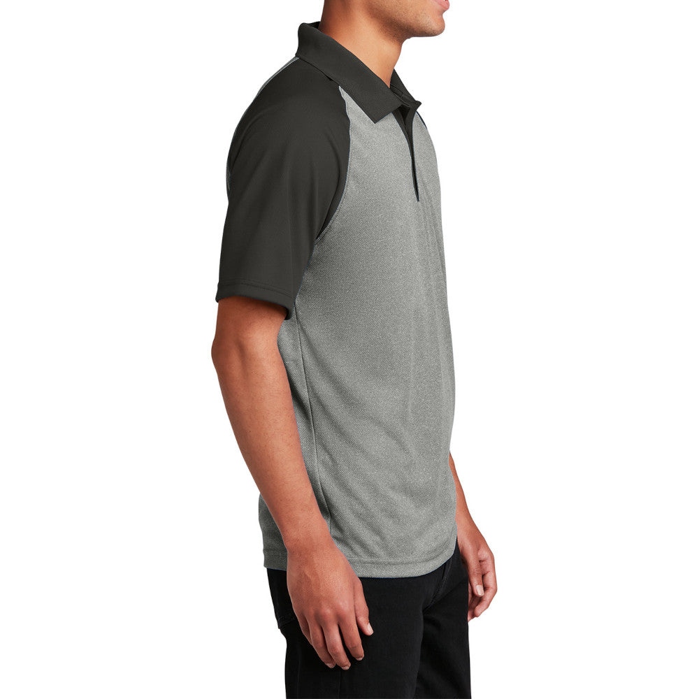 Men's PosiCharge RacerMesh Raglan Polo Breathable, Moisture-Wicking, Modern Team Look