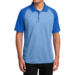 Men's PosiCharge RacerMesh Raglan Polo Breathable, Moisture-Wicking, Modern Team Look