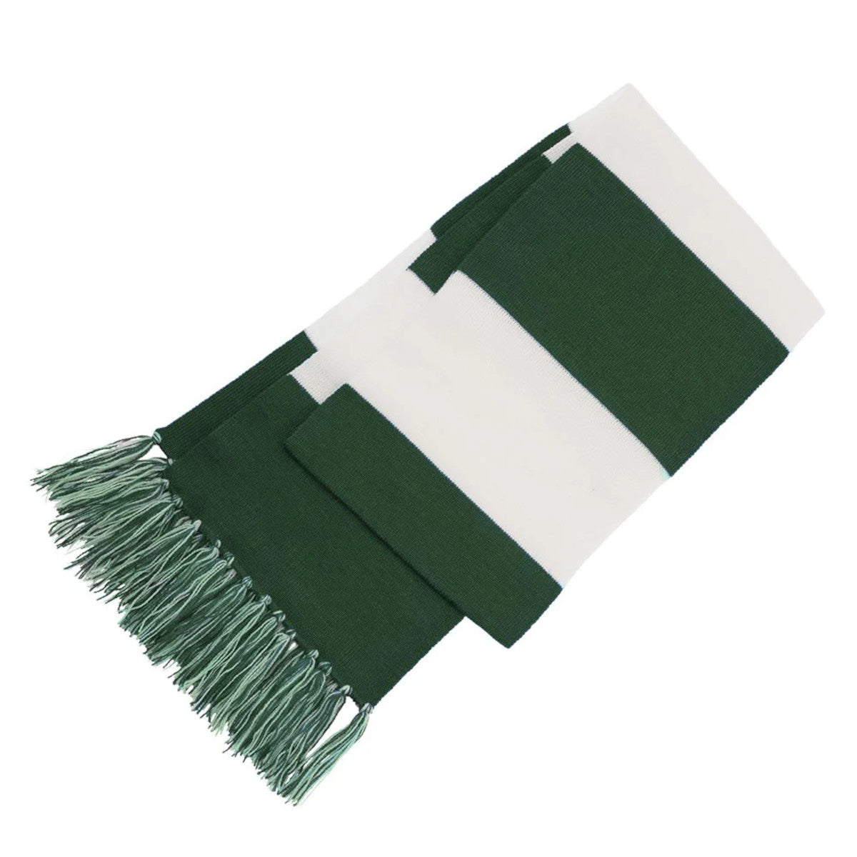Spectator Scarf - Forest Green/ White