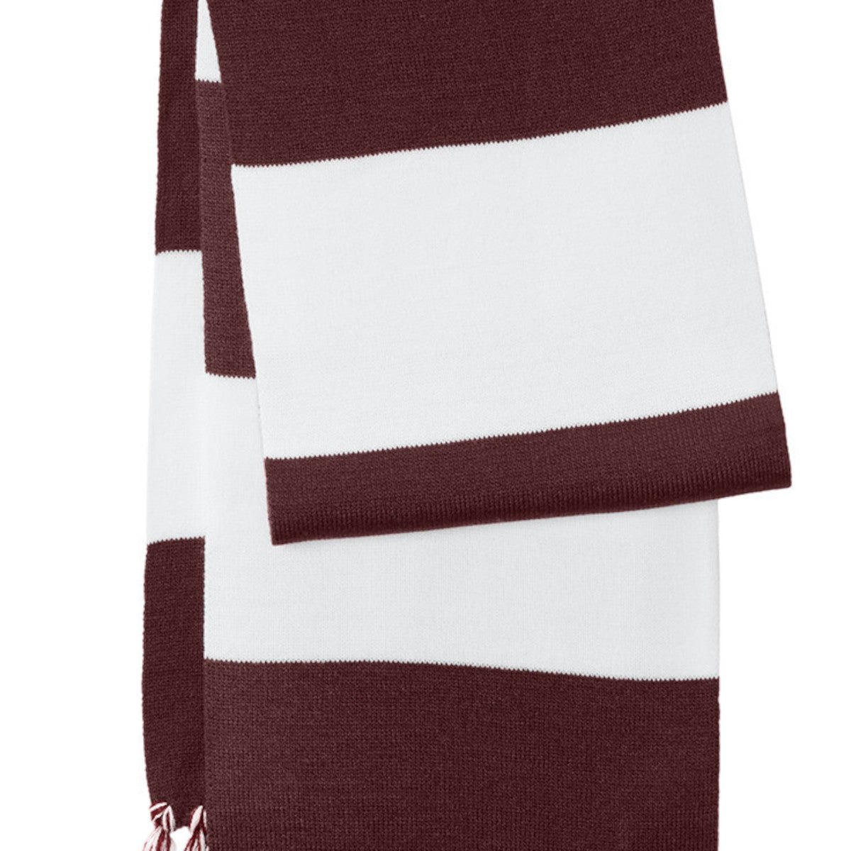 Spectator Scarf - Maroon/ White