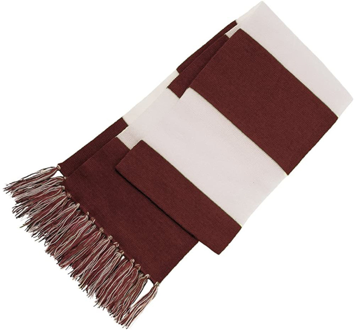 Spectator Scarf - Maroon/ White