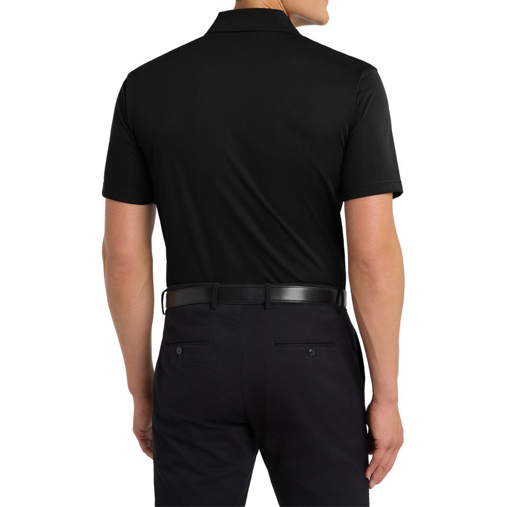 Men's Short Sleeve Moisture-Wicking Tall Tech Pique Polo Shirt