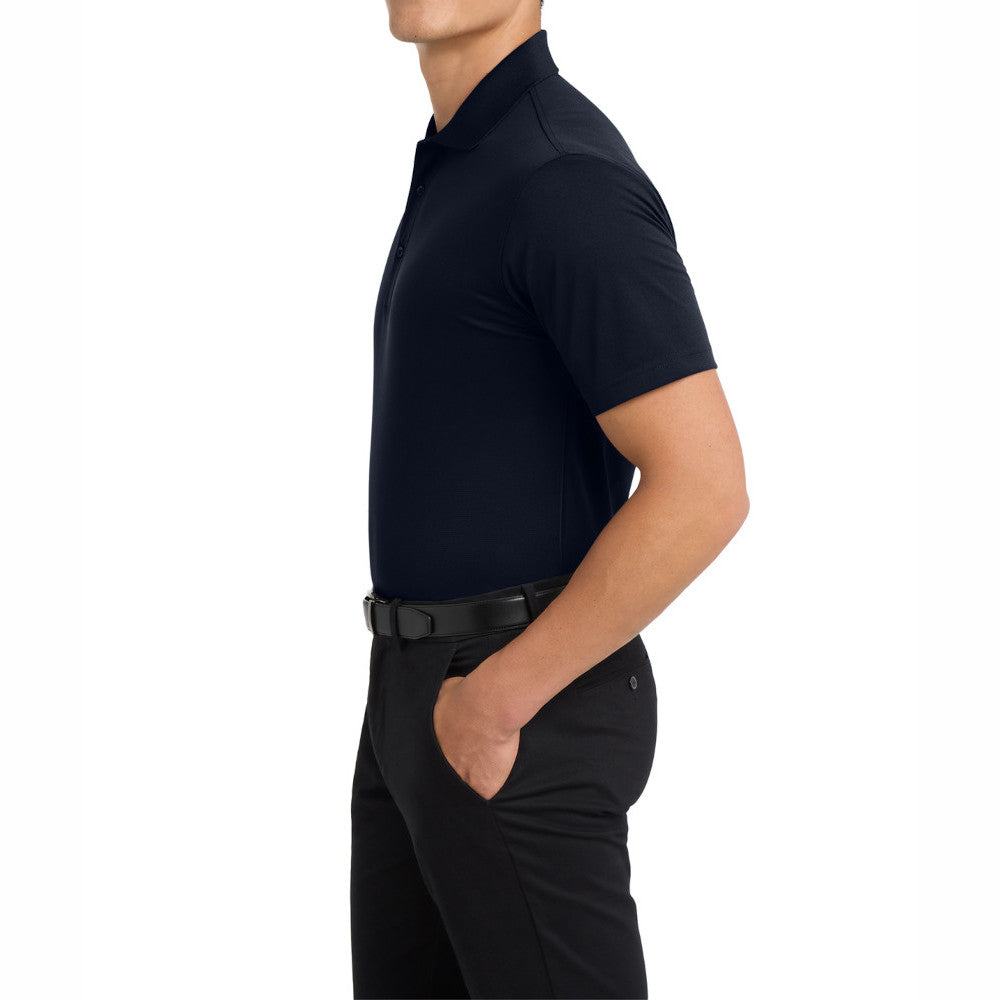 Men's Short Sleeve Moisture-Wicking Tall Tech Pique Polo Shirt