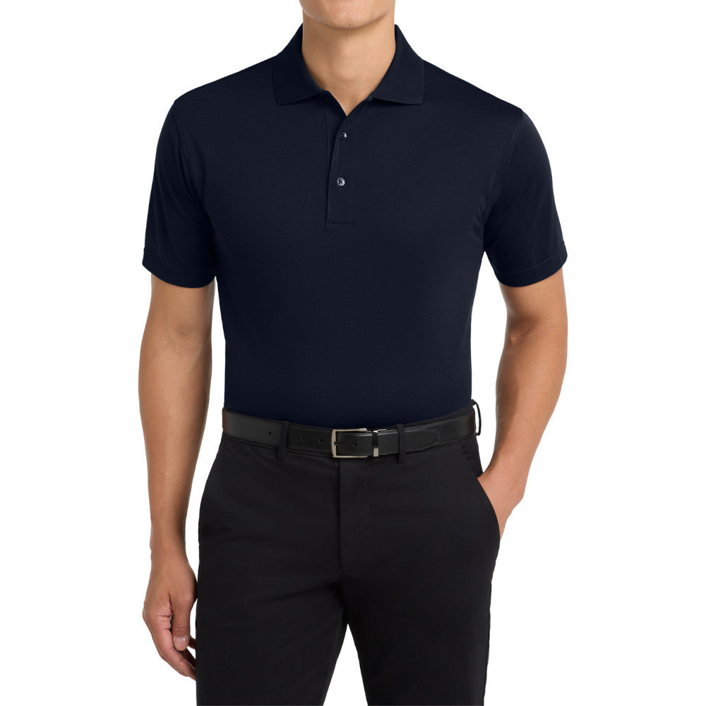 Men's Short Sleeve Moisture-Wicking Tall Tech Pique Polo Shirt