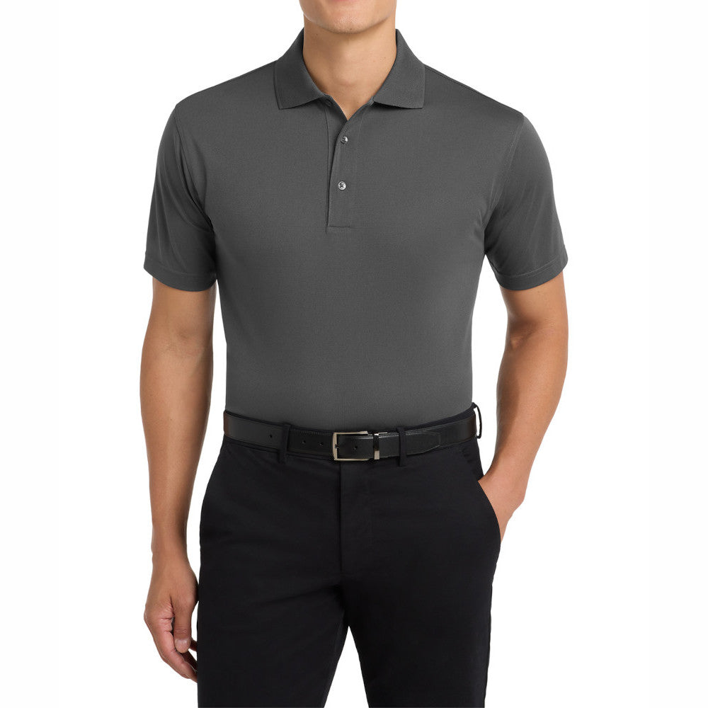 Men's Short Sleeve Moisture-Wicking Tall Tech Pique Polo Shirt