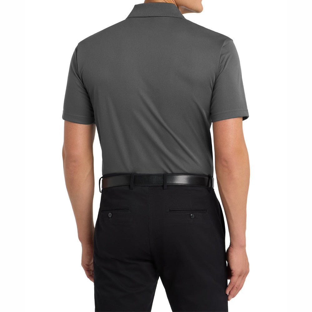 Men's Short Sleeve Moisture-Wicking Tall Tech Pique Polo Shirt
